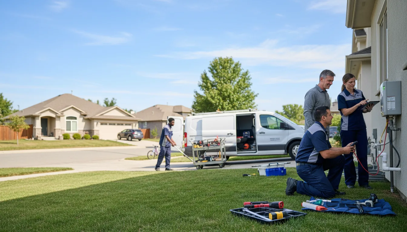Tankless water heater service in Paxico, KS